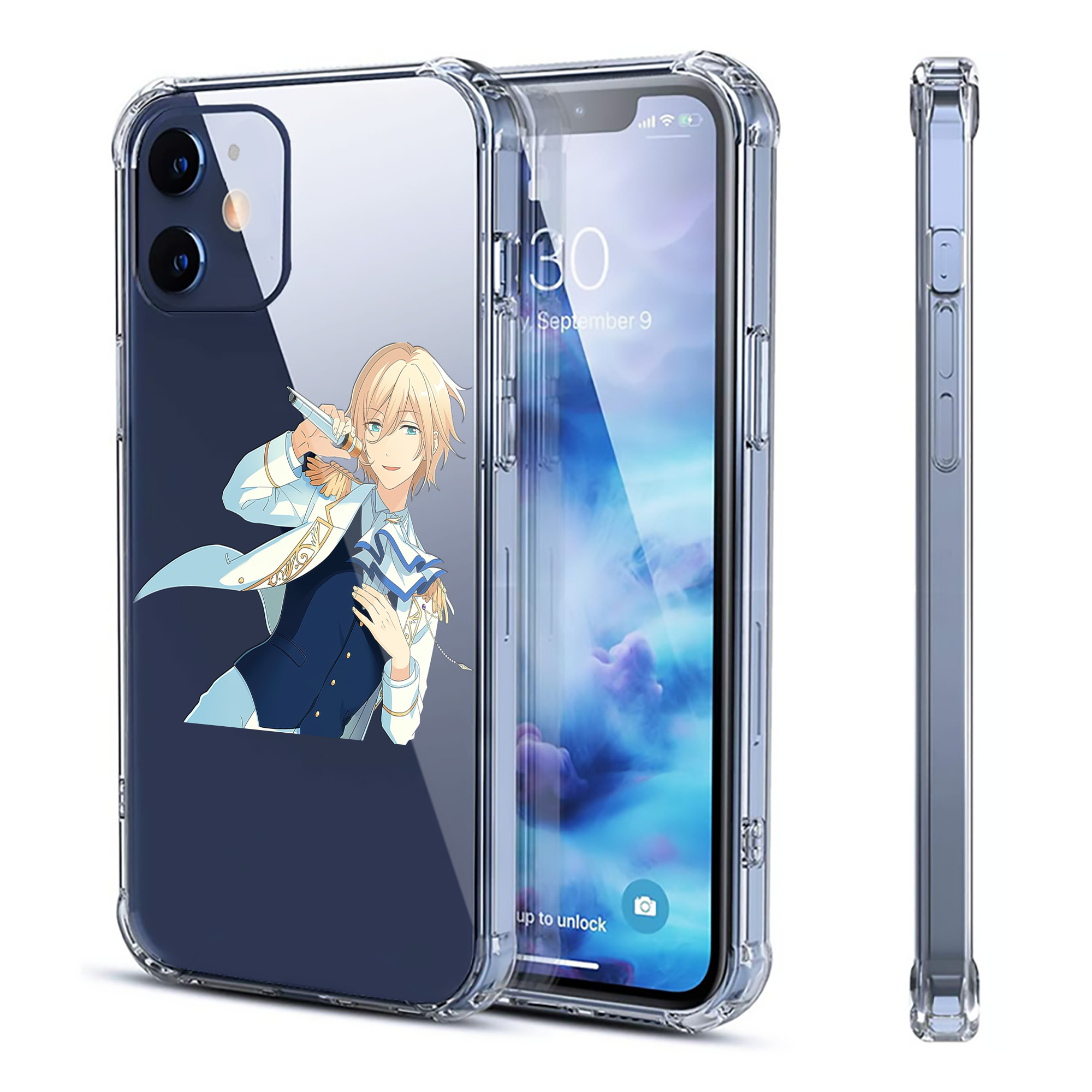 （画像用） あんさんぶるスターズ! Ensemble Stars 【iPhone 12シリーズ対応】透明スマホケース（クリアソフトケース）